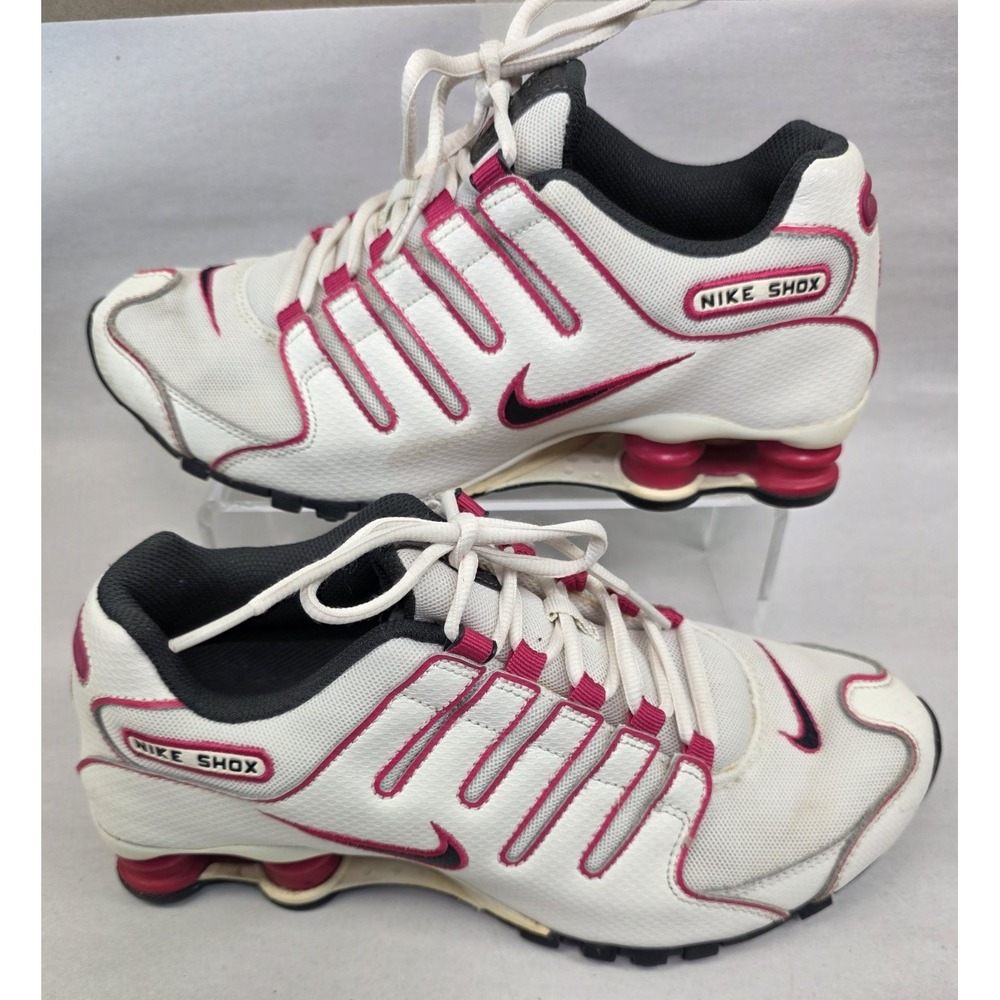 Nike Shox (Sz 9) Womens NZ White Pink Fuchsia Rare OG Shoes